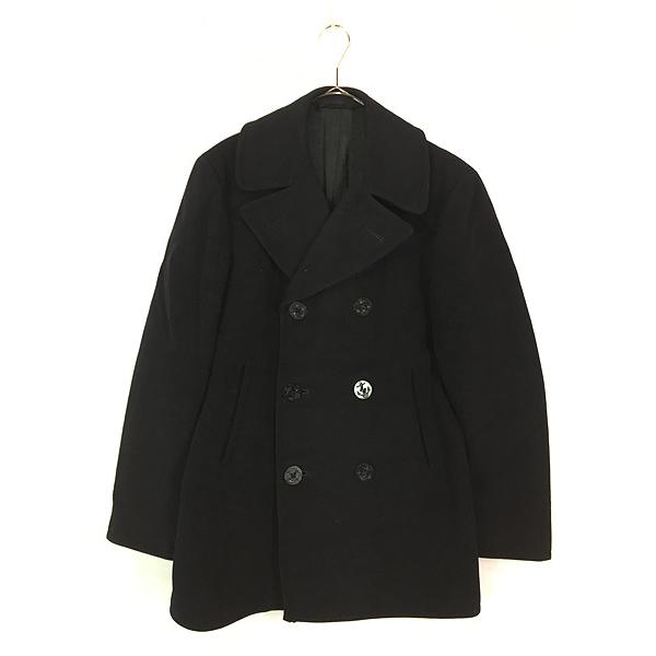 古着 60s 米軍 US NAVY ミリタリー 防水 防寒 メルトン ウール Pコート