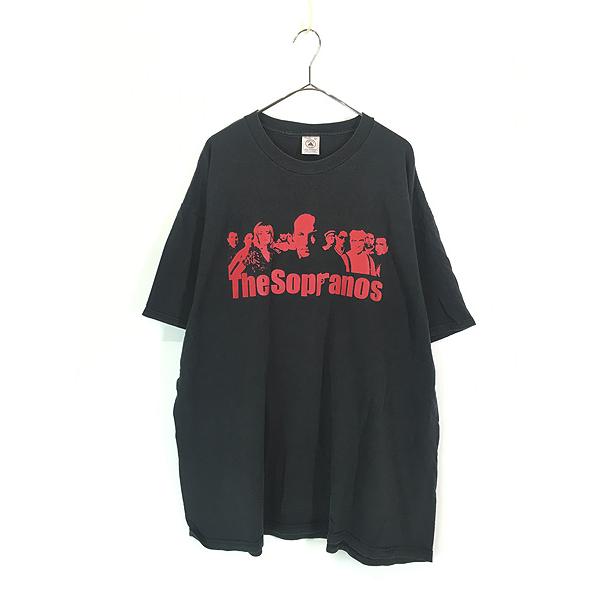 古着 00s The Sopranos 哀愁のマフィア TV ドラマ Tシャツ XXL 古着 00s The Sopranos 哀愁のマフィア TV ドラマ Tシャツ XXL : 古着