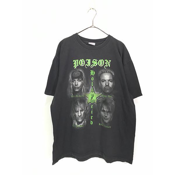 古着 00s Poison 「Hollyweird」 ツアー ヘヴィ メタル ロック バンド