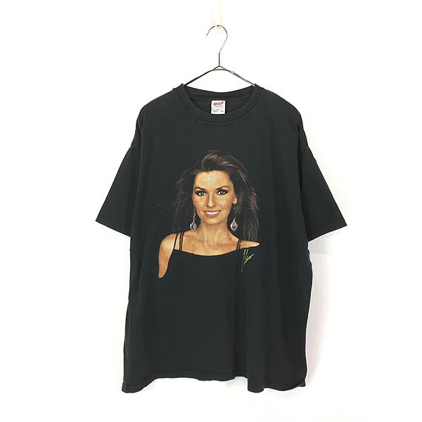 古着 00s Shania Twain フォト カントリー ミュージック Tシャツ XL 