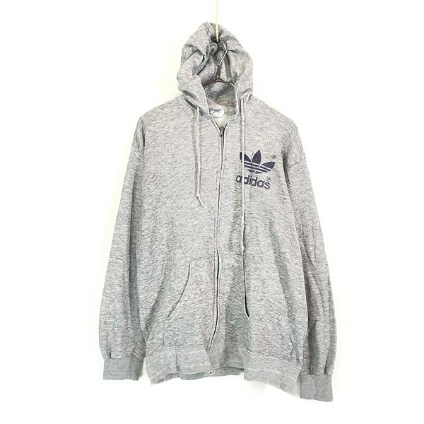 古着 80s USA製 adidas トレフォイル フロッキー プリント 古着 80s USA製 adidas トレフォイル フロッキー プリント