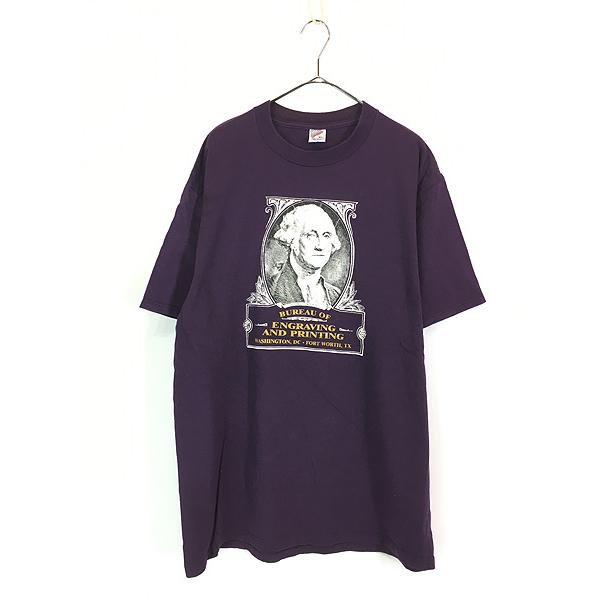 古着 90s USA製 George Washington 「The Buck Starts Here!」アメリカ 