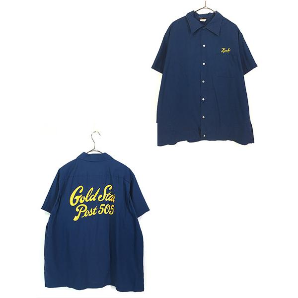 古着 80s USA製 Hilton 「Gold Star Post 505」 コットン