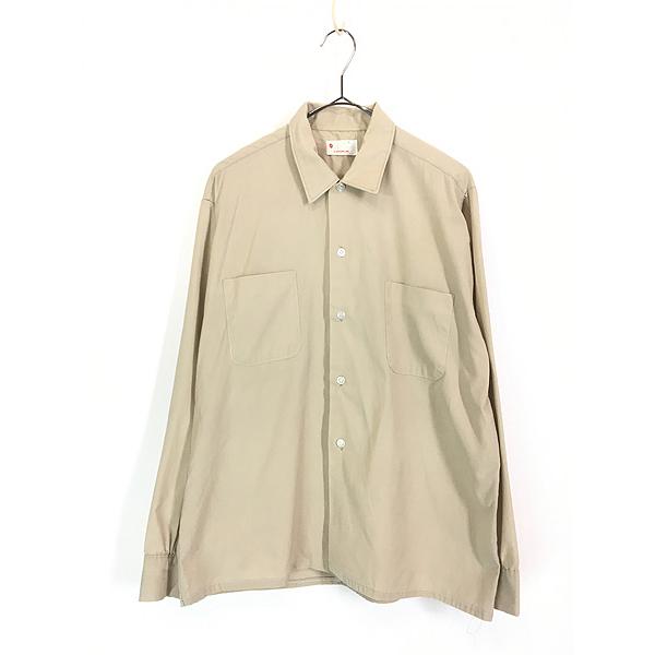 古着 60s DONLIN Permanent-Press オールド コットン ボックス シャツ