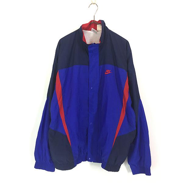 古着 90s NIKE 裏地 天竺 比翼 クレイジー ナイロン スポーツ