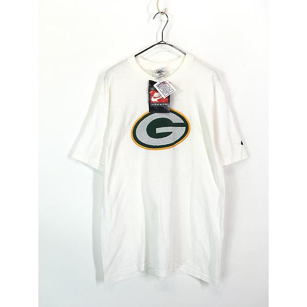 Deadstock」 古着 90s NIKE NFL Green Bay Packers パッカーズ Tシャツ