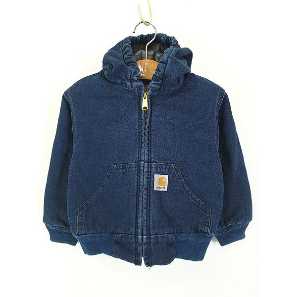 CARHARTT/10-12歳(140-145cm)/アメリカ古着 古着 90s USA製 Carhartt 「Skills USA」 刺しゅう ワーク