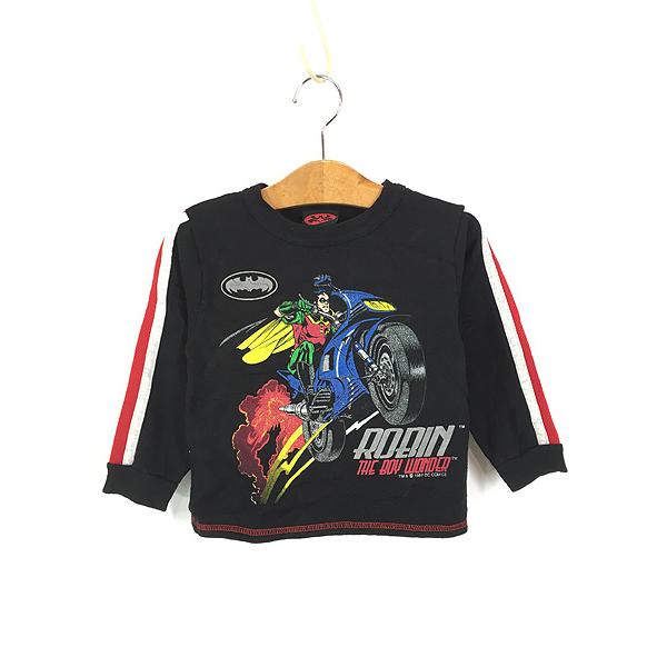 キッズ 古着 90s DC Comic BATMAN バットマン 「ROBIN」 スウェット 