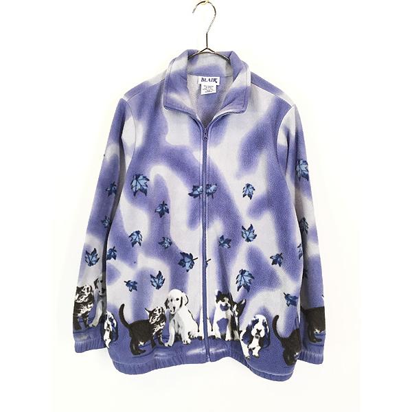 レディース 古着 BLAIR 犬 わんちゃん 猫 ねこちゃん アニマル