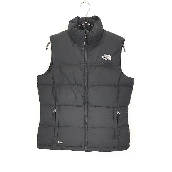 【希少】ヌプシ　ダウンベスト　ブラック　レディース　S 700フィル レディース 古着 TNF The North Face 700 フィルパワー ヌプシ