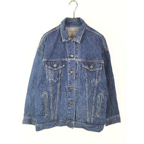 ままさん レディース 古着 90s USA製 Levi's 77930-7206 濃紺 デニム トラッカー