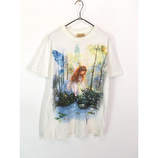 レディース 古着 90-00s THE MOUNTAIN 妖精 蝶々 フェアリー