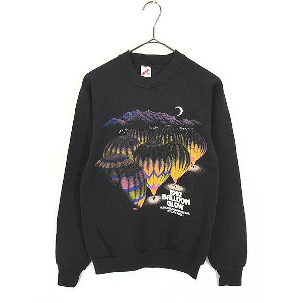 レディース 古着 90s USA製 「1992 BALLOON GLOW」 気球 発泡 プリント