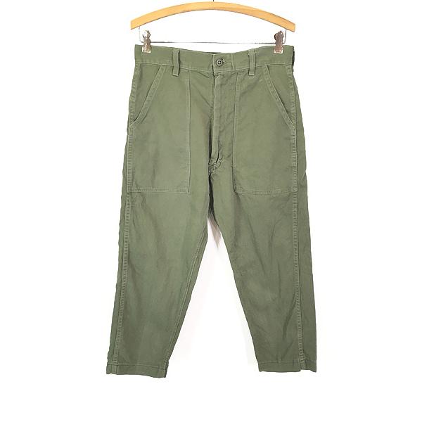 70S ベイカーパンツ 32 × 31 コットンサテン OG-107 色残り良好 実物