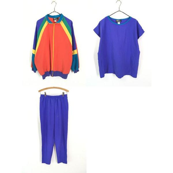 レディース 古着 80s USA製 Silver Threads カラフル ジャケット レディース 古着 80s USA製 Silver Threads カラフル ジャケット