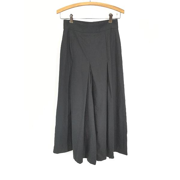 レディース 古着 80-90s BRAX 無地 ソリッド ウール タック フレア パンツ S位 古着 レディース 古着 80-90s BRAX 無地 ソリッド ウール タック フレア