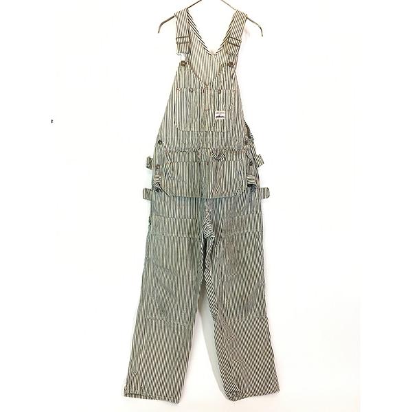 古着 40-50s POWR HOUSE エプロン付 Wニー ヒッコリー デニム