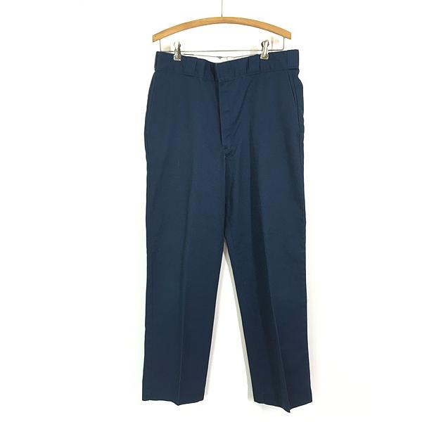 ディッキーズ USA製 80s ネイビーチノパン　ワーク　タロン　W38 L31 古着 90s USA製 Dickies コットンツイル ワーク チノ パンツ