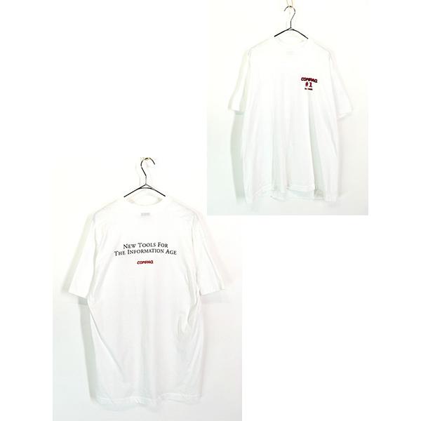 古着 90s USA製 COMPAQ PC コンピューター ソフトウェア Tシャツ XL 古着 90s USA製 COMPAQ PC コンピューター ソフトウェア Tシャツ XL