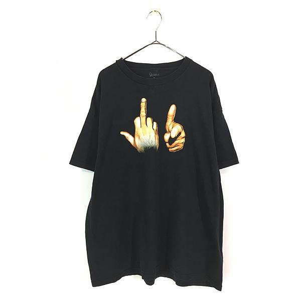 古着 00s- Fuck You ハンドサイン ファック 中指 グラフィック アート