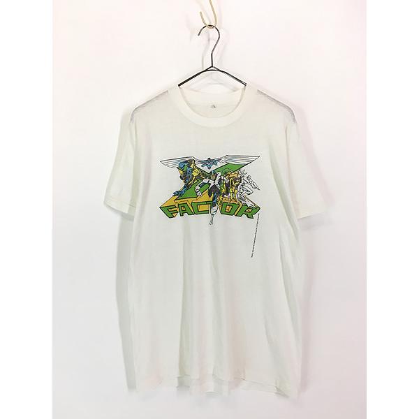 古着 80s 製 MARVEL X-FACTOR アメコミ ヒーロー Tシャツ XL 古着 古着 80s Canada製 MARVEL X-FACTOR アメコミ ヒーロー Tシャツ XL