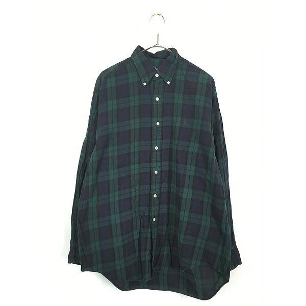 古着 90s Ralph Lauren 「BLAKE」 ブラックウォッチ チェック BD  