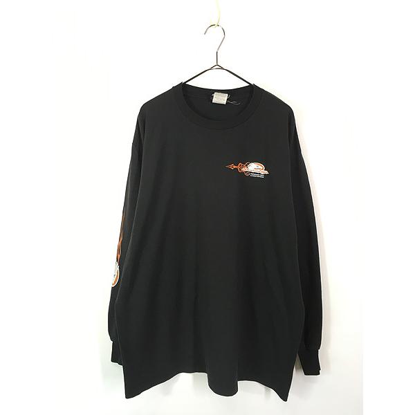 古着 HARLEY DAVIDSON イーグル 長袖 Tシャツ ロンT XL : 古着屋