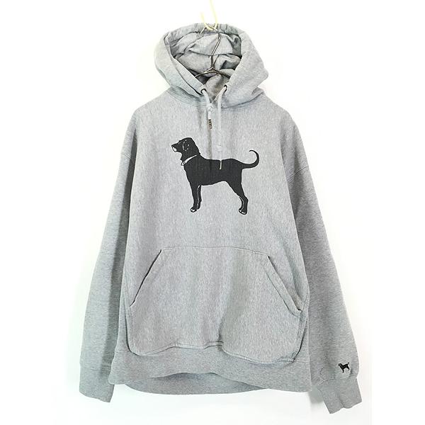 古着 00s- 「Black Dog」 ワンちゃん リバース タイプ ヘビー スウェット パーカー XL 古着 古着 00s- 「Black Dog」 ワンちゃん リバース タイプ ヘビー