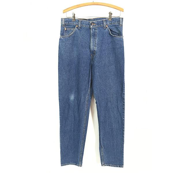 古着 90s USA製 Levi's 550-0289 濃紺 ブルー デニム パンツ ジーンズ