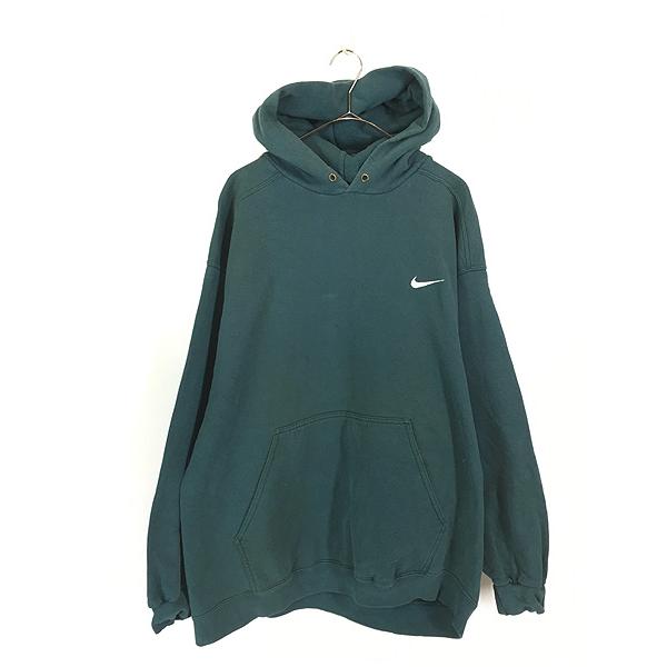 古着 90s NIKE スウォッシュ ワンポイント ソリッド スウェット