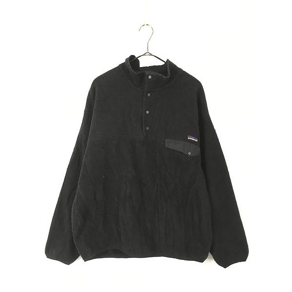 週末価格/patagonia/雪なし・USA製 シンチラ スナップT フリース 古着 94s Patagonia 「雪なし」 スナップT シンチラ フリース