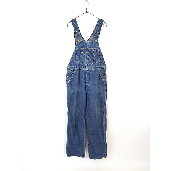 古着 60s USA製 Oshkosh B'gosh 100%コットン インディゴ デニム