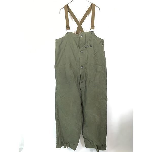 古着 40s 米軍 USN ステンシル ジャングルクロス N-1 デッキ パンツ