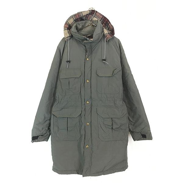 古着 80s USA製 WoolRich チェック ウール ライナー 60/40 クロス 2way