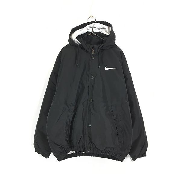 古着 90s NIKE スウォッシュ 刺しゅう 2way パデット ナイロン