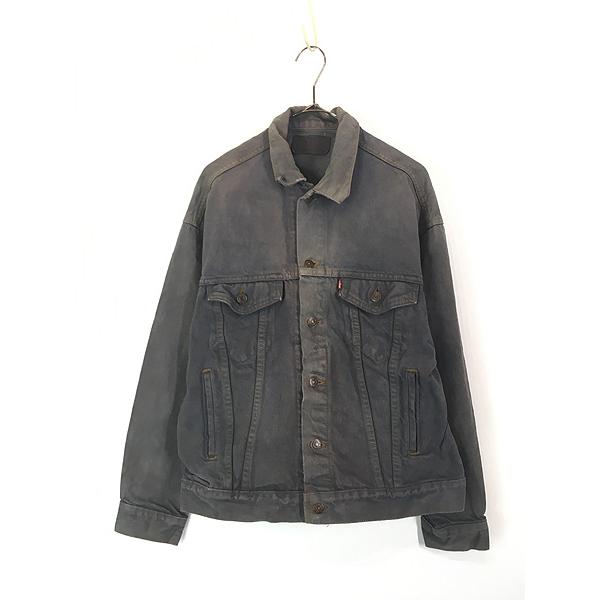 古着 80-90s Levi's オーバーダイ ブラックグレー デニム