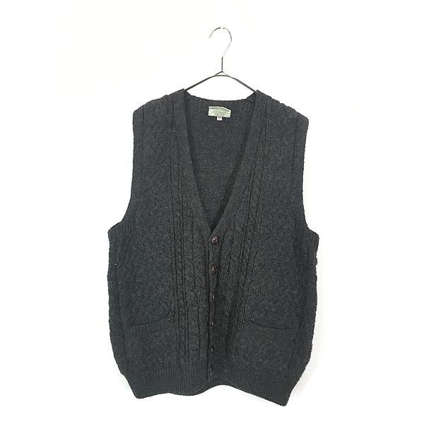古着 90s Ireland製 Carraig Donn アラン フィッシャーマン ローゲージ 