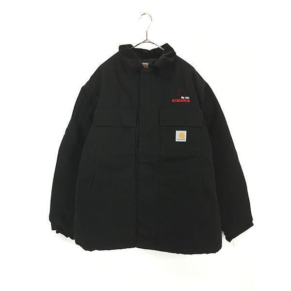 古着 Carhartt オール ブラック ダック パデット トラディショナル