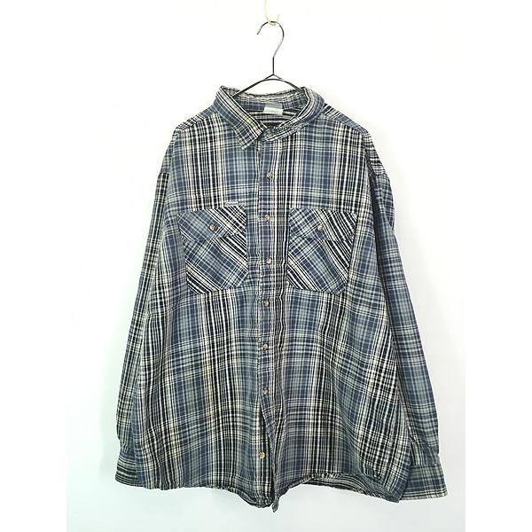 古着 90s USA製 Carhartt マルチ チェック ヘビー フランネル