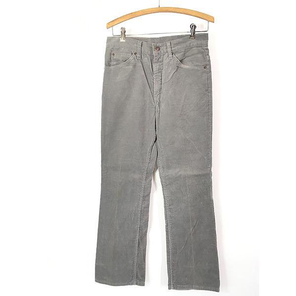 古着 80s USA製 Levi's 517-1555 グレー コーデュロイ パンツ コーズ