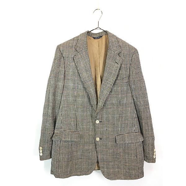 古着 80s USA製 Burberrys × Jacobson's 豪華 100% シルク テーラード