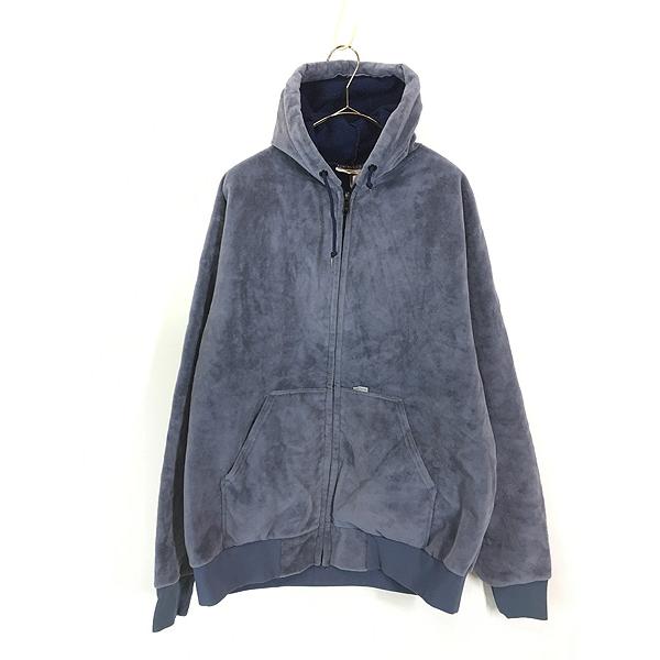 古着 80s USA製 Carhartt 裏地 フリース 光沢 ベロア ジップ 古着 80s USA製 Carhartt 裏地 フリース 光沢 ベロア ジップ