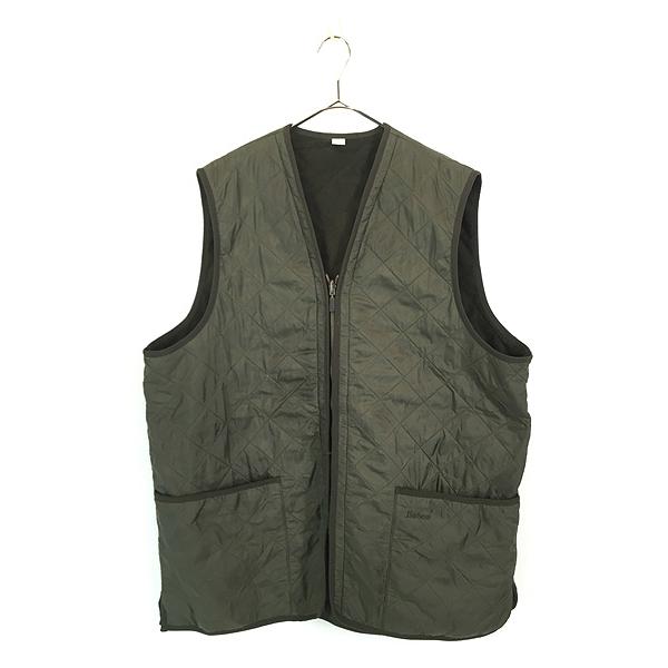 Barbour バブアー リバーシブルベスト キルティング フリース 古着 L 古着 Barbour 「Polarquilt Waistcoat Zip-in Liner