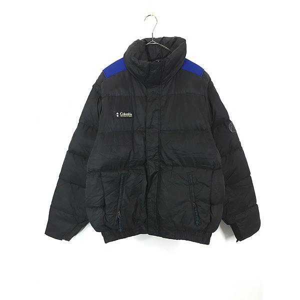 古着 90s Columbia 「ASCENT」 ラバーパッチ 2way ダウン ジャケット & ベスト L 古着 古着 90s Columbia 「ASCENT」 ラバーパッチ 2way ダウン ジャケット