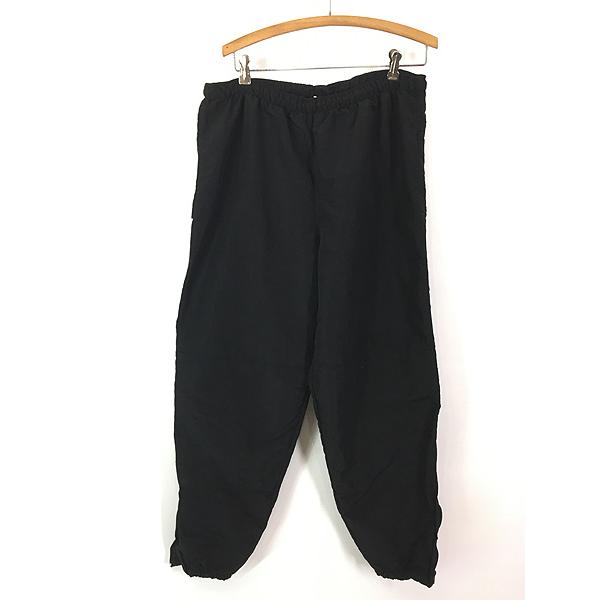 古着 10s 米軍 US ARMY PFU ミリタリー ナイロン トレーニング パンツ オールブラック L/R 古着 10s 米軍 US ARMY PFU ミリタリー ナイロン トレーニング パンツ