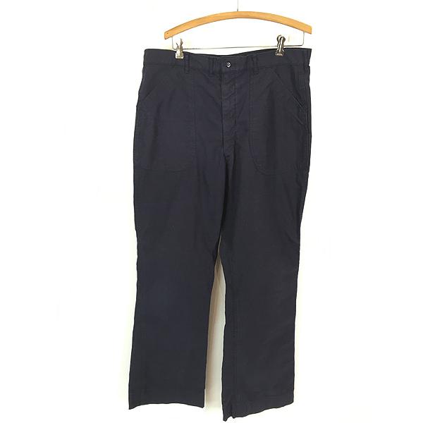 古着 70s 米軍 US NAVY 「Utility Dark Blue」 ミリタリー ステンシル ネイビー ベイカー パンツ フレア W38 L29.5 古着 70s 米軍 US NAVY 「Utility Dark Blue」 ミリタリー ステンシル