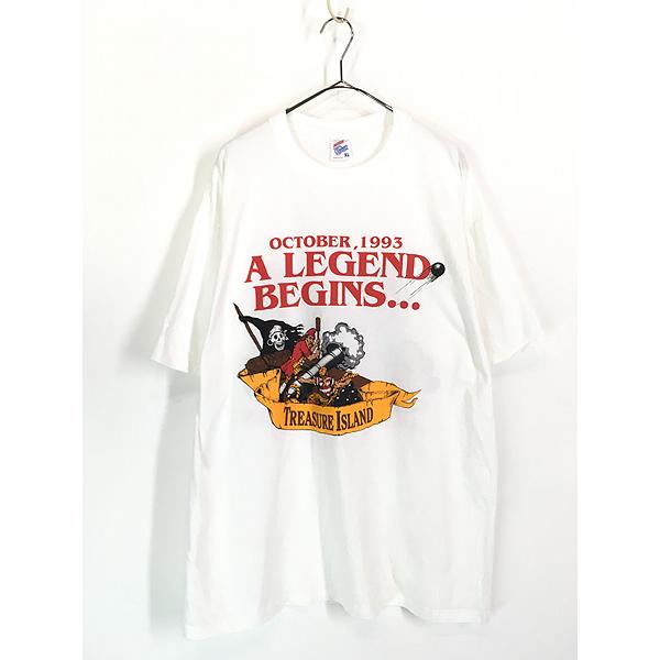 古着 90s USA製 TREASURE ISLAND 「…AS A LANDMARK FALLS」 海賊