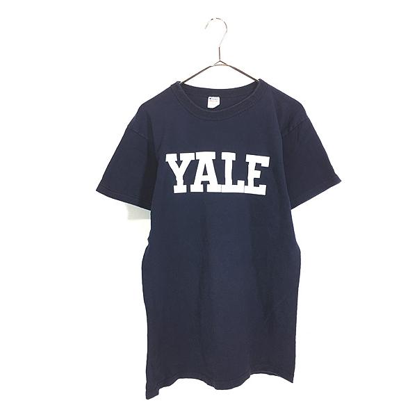 古着 80s USA製 Champion 「YALE」 カレッジ Tシャツ M : 古着屋  