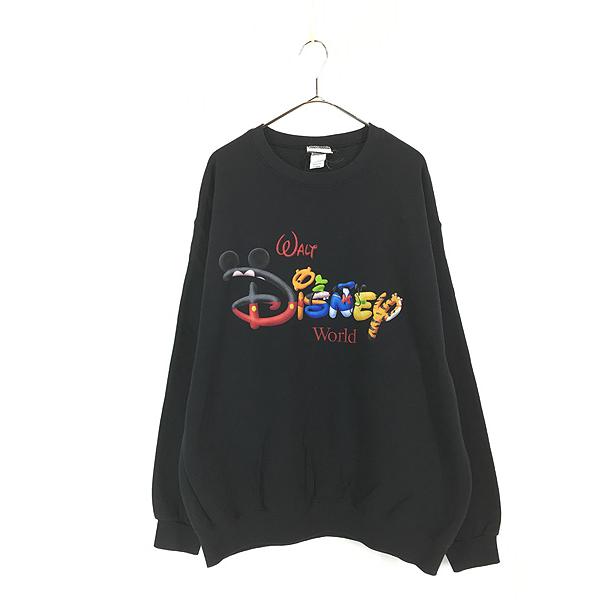 W*i様 激レア　90s Disney made in USA DISNEY VINTAGE トレーナー スウェット 「ヴィンテージ古着」90's