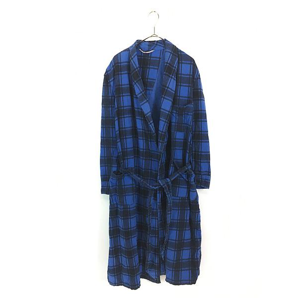 古着 50s Penneys Towncraft ブラック×ブルー チェック プリント
